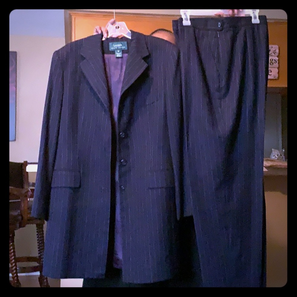 Women’s Pin stripe suit!